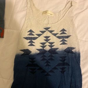 Soft tribal pattern tank